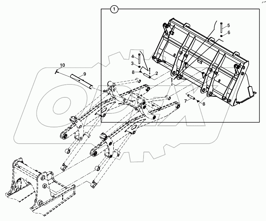  LOADER ATTACHMENT MOUNTING A60001 -