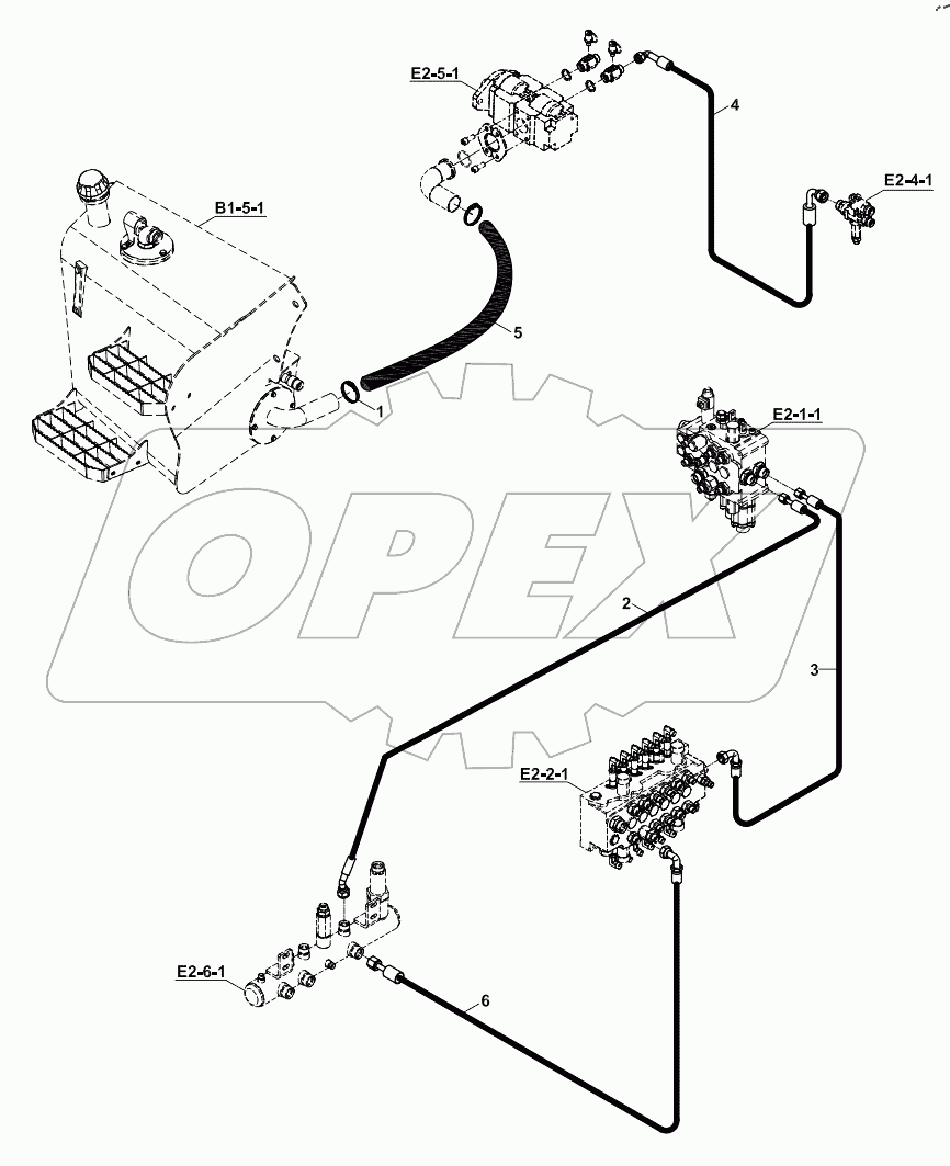  CIRCIUT, HYDRAULIC 125100 -