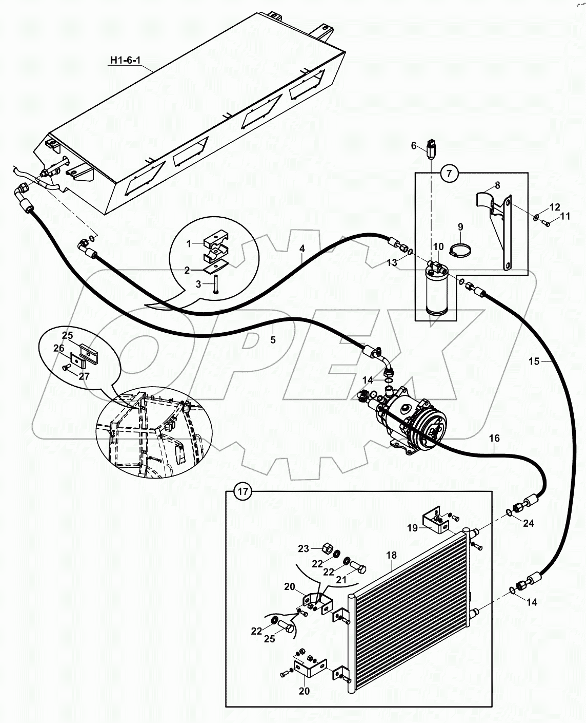  AIR CONDITIONER, COOLING SYSTEM 125100 -