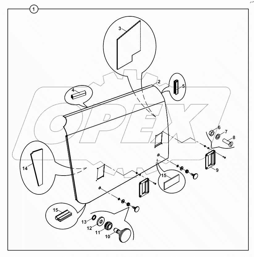  PANEL, ENGINE, RIGHT SIDE 125100 -