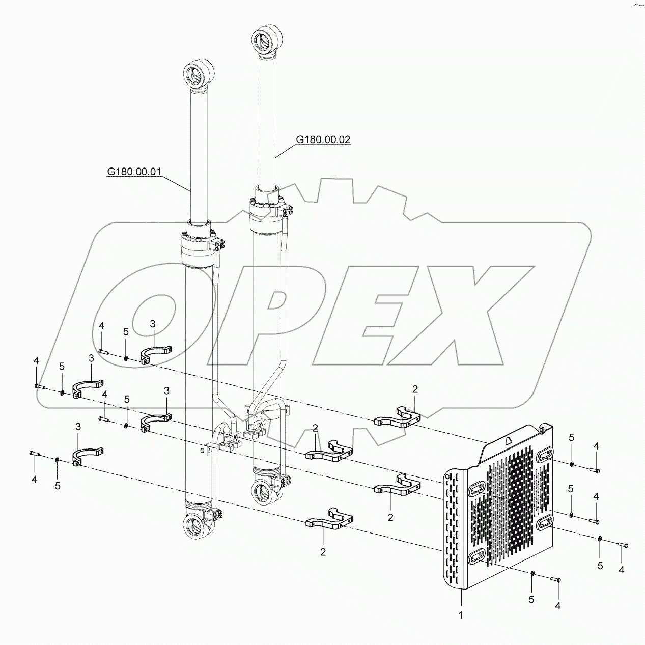  BOOM CYLINDER GUARD (OP)