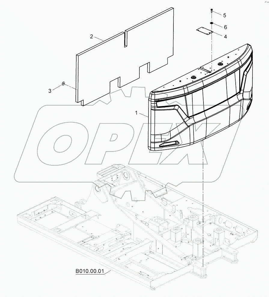  COUNTER WEIGHT MOUNTING (LR)