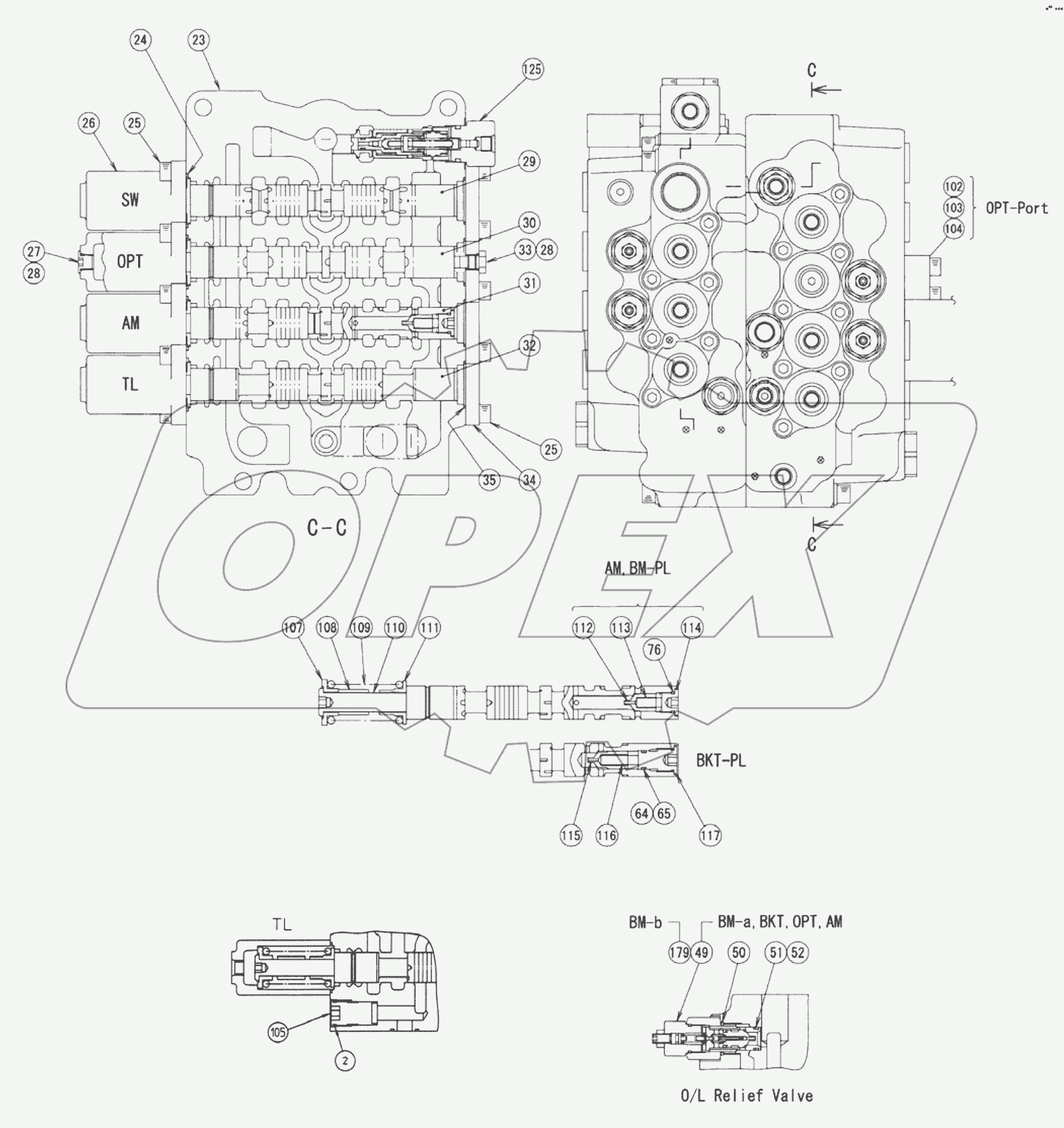  MAIN CONTROL VALVE (3)