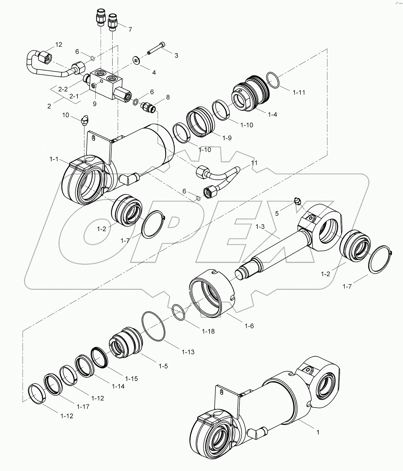  QUICK COUPLER CYLINDER (OP)