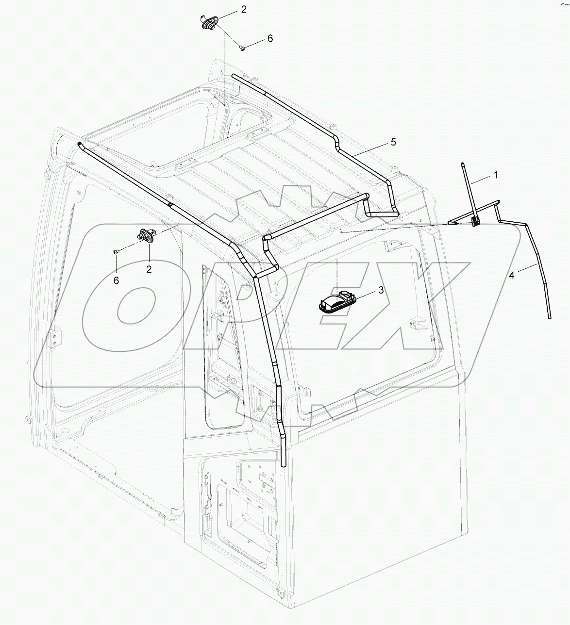  OPERATOR CAB INTERIOR HARNESS