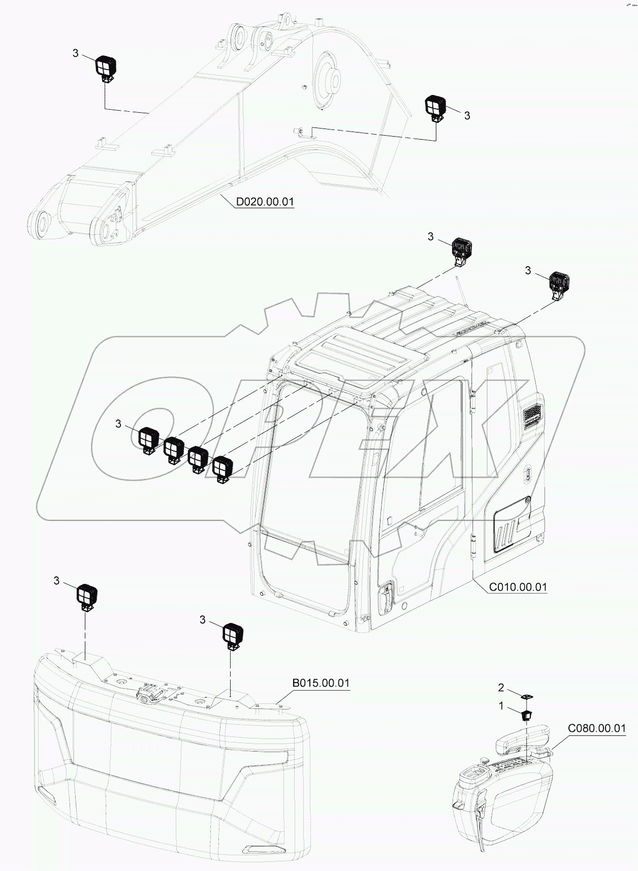  LIGHTING GROUP, WITH LED
