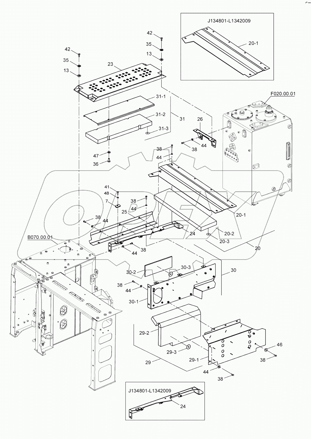  COWLING ASSY, M.C.V.