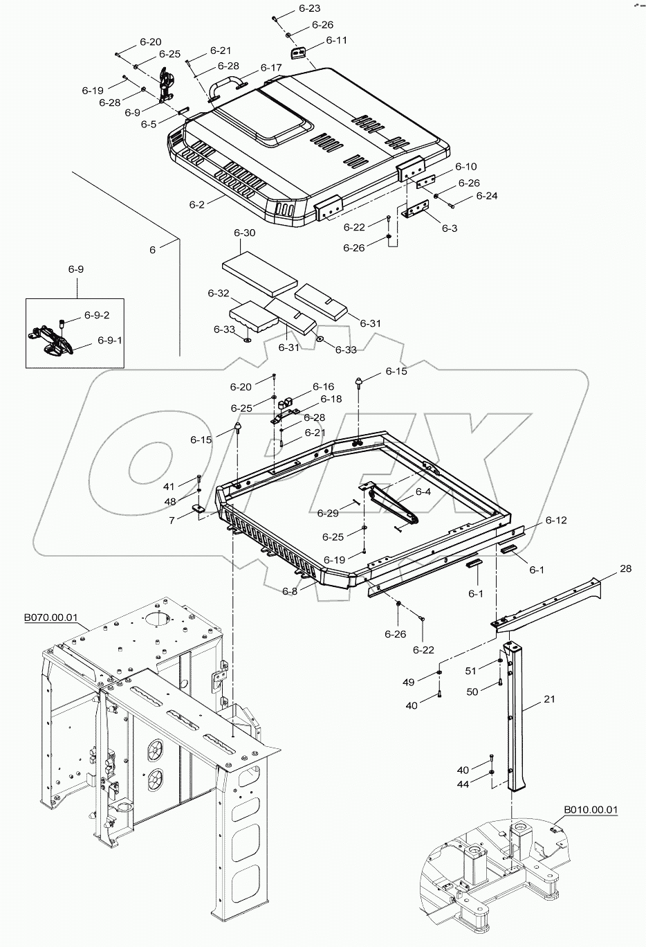  ENGINE HOOD MOUNTING