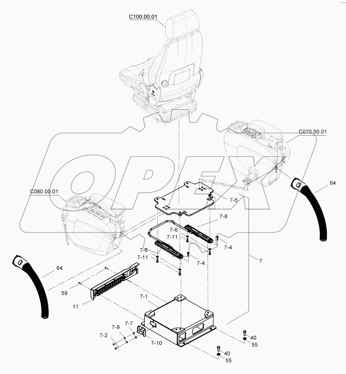  OPERATOR SEAT MOUNTING