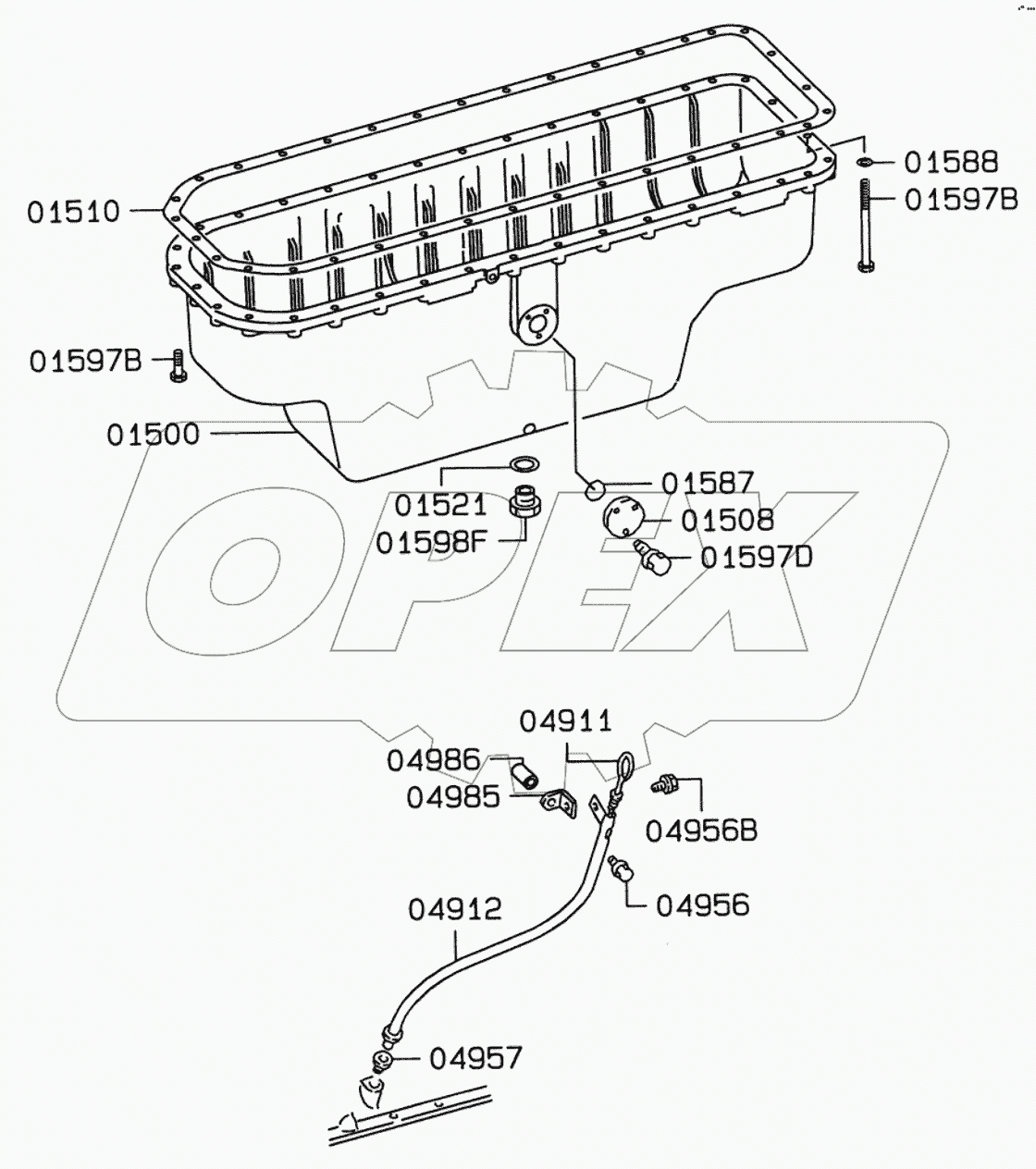  OIL PAN - FILLER - GAUGE