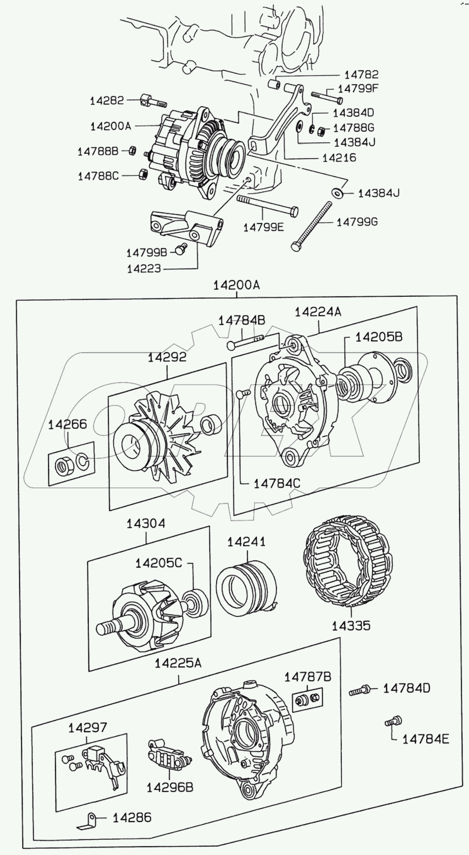 ALTERNATOR AND REGULATOR