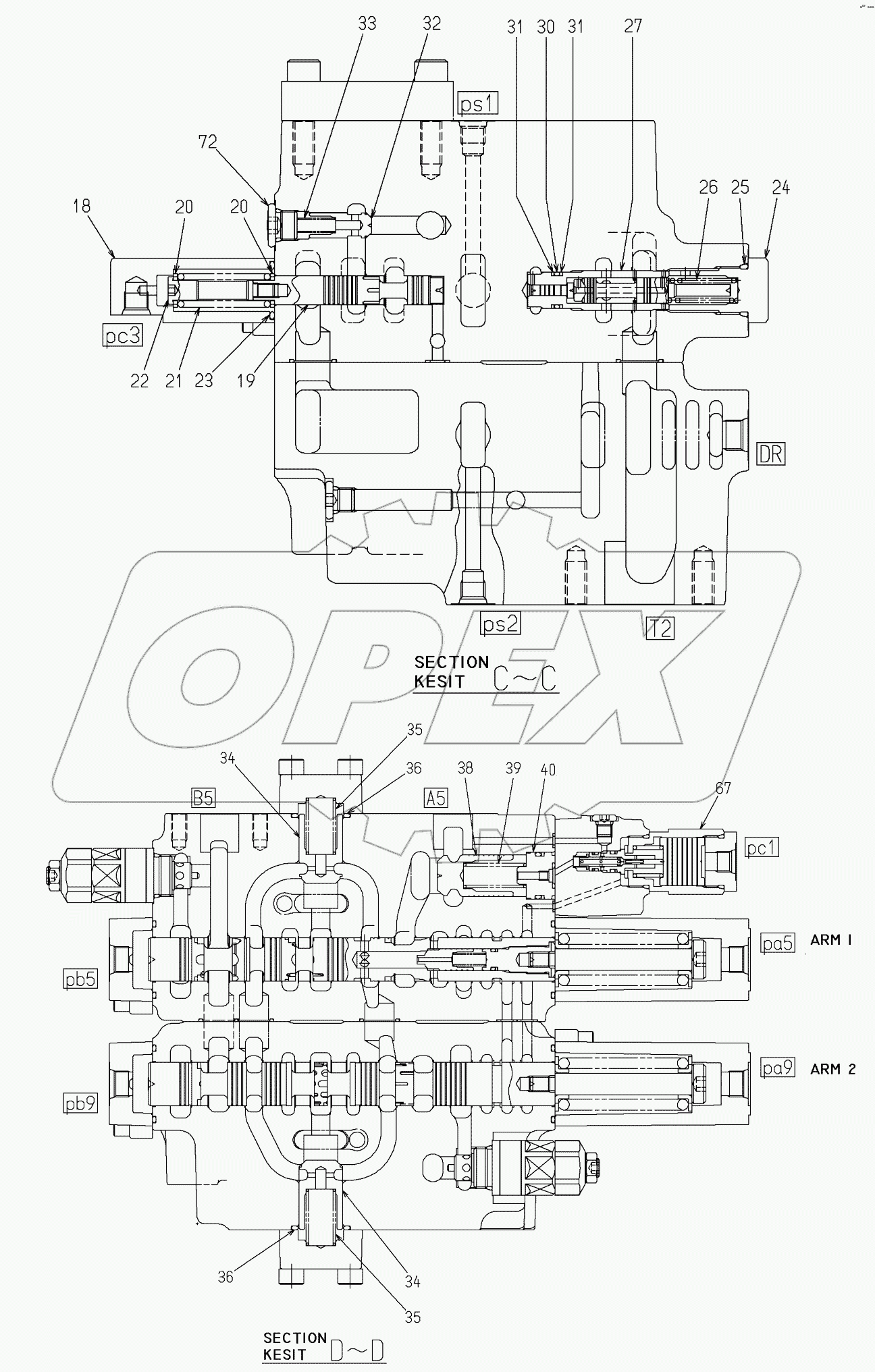  MAIN CONTROL VALVE (5)