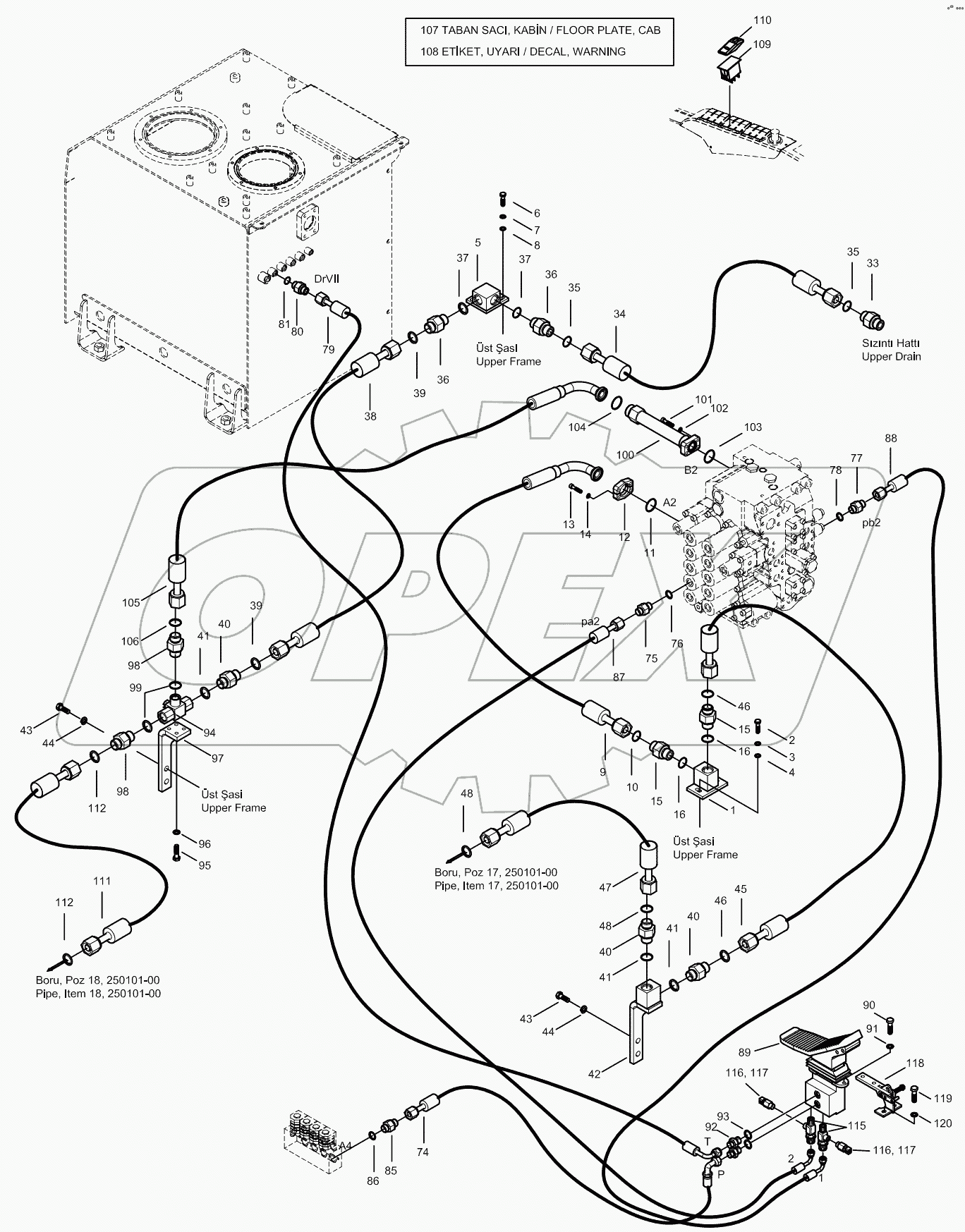  DOUBLE ACTING PIPING MOUNTING (2) (OP)