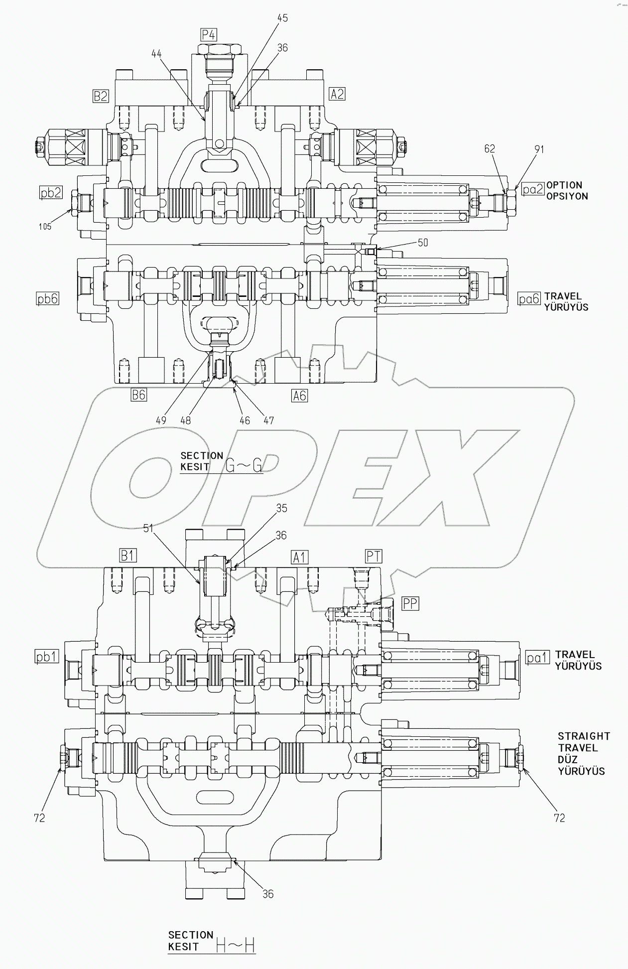  MAIN CONTROL VALVE (7)