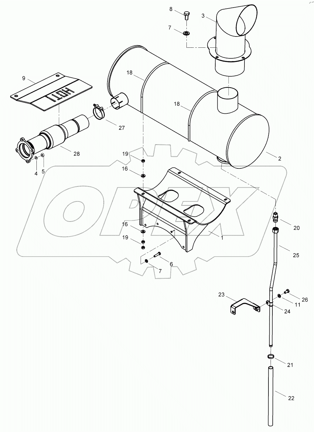  EXHAUST MOUNTING F125440 -