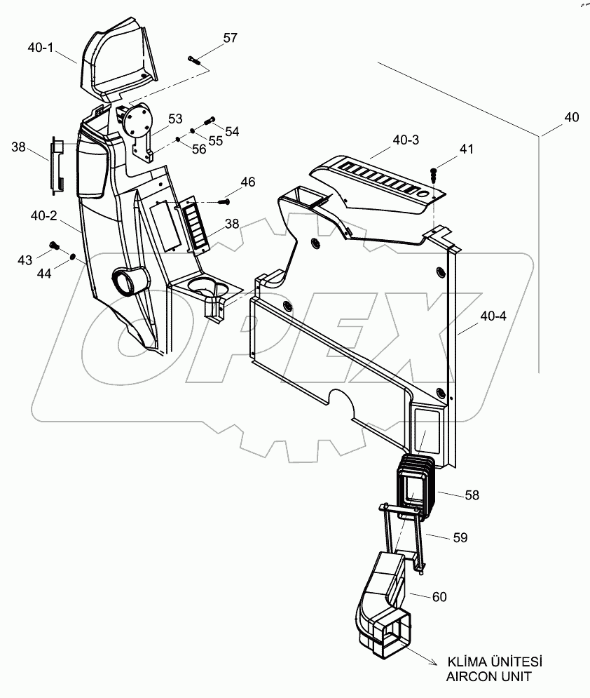  CONSOLE ASSY, FRONT 9125501 - B125119
