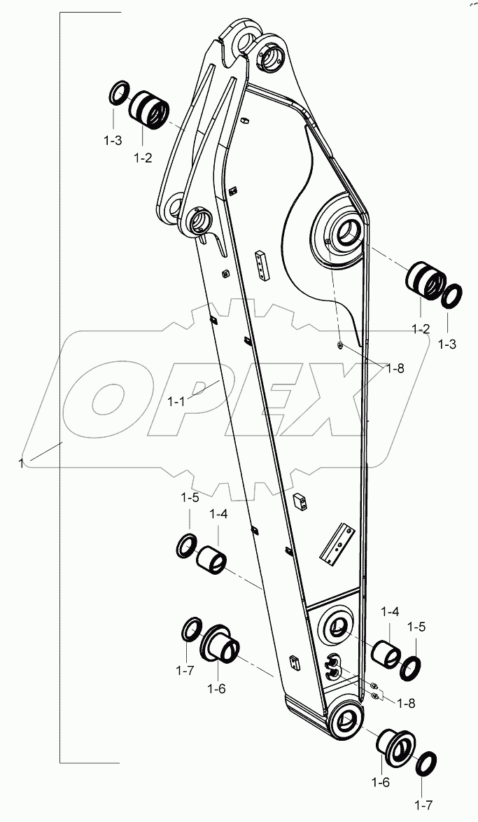  ARM ASSY (2.5m) D125330 -