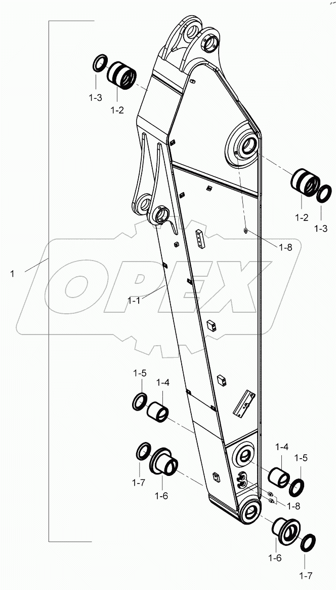  ARM ASSY (3.07m) D125330 -
