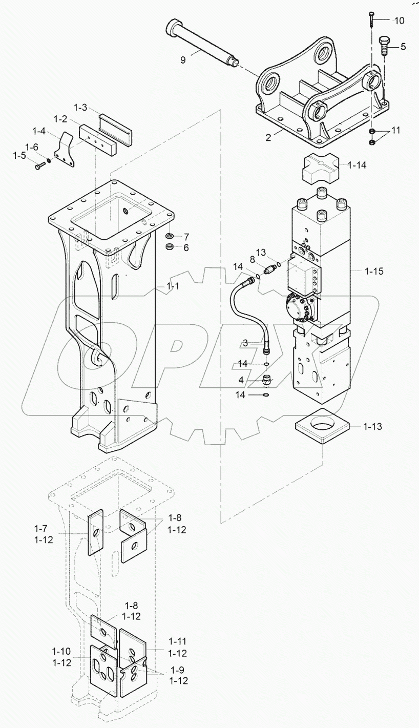  BREAKER MOUNTING (B300, OP) 9125501 -