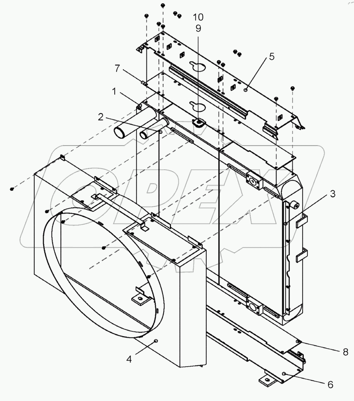  RADIATOR ASSY F125101 - F125211