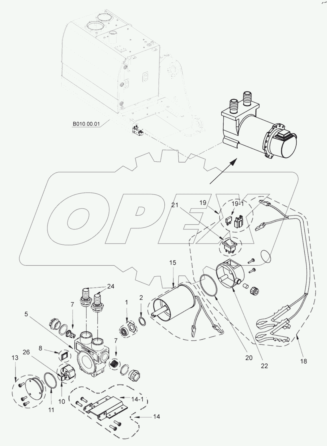  FUEL FEED PUMP ASSY 9125501 - B125602