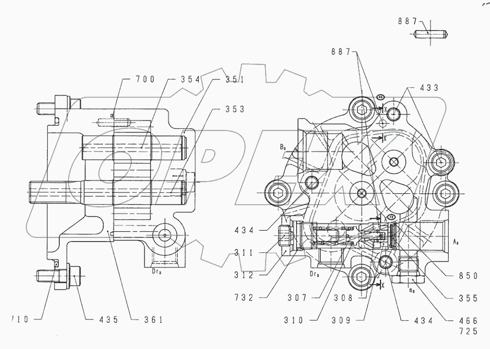  GEAR PUMP, PILOT 9125501 -