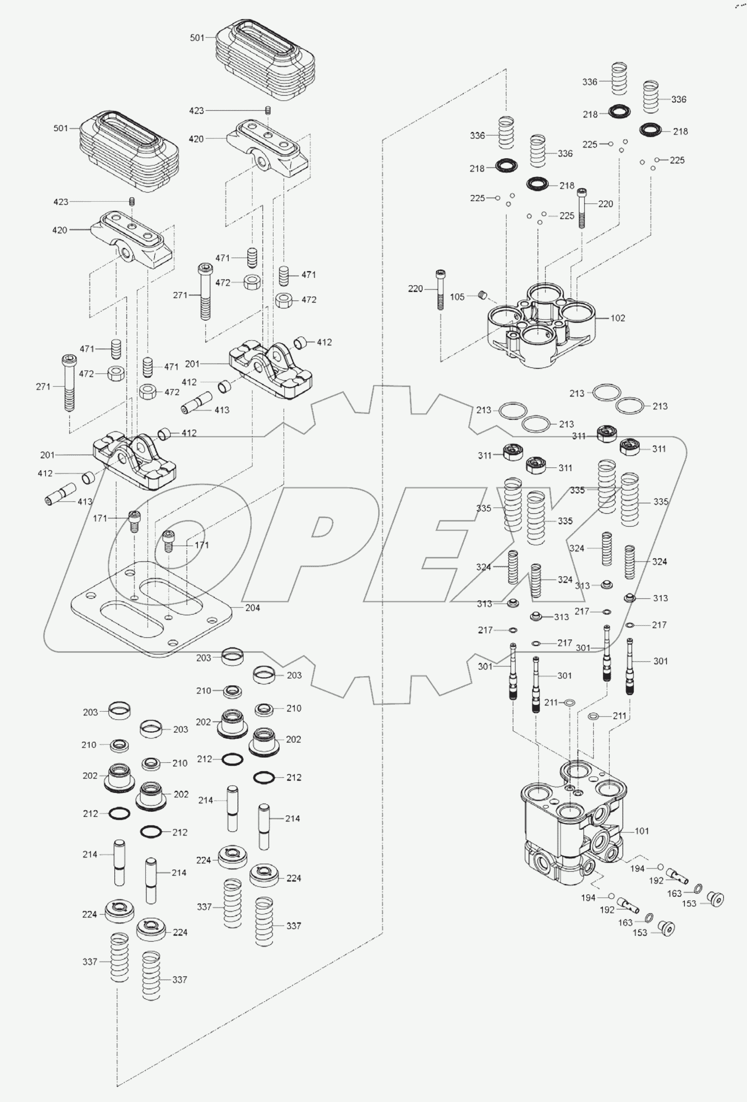  TRAVEL PEDAL VALVE G125196 -
