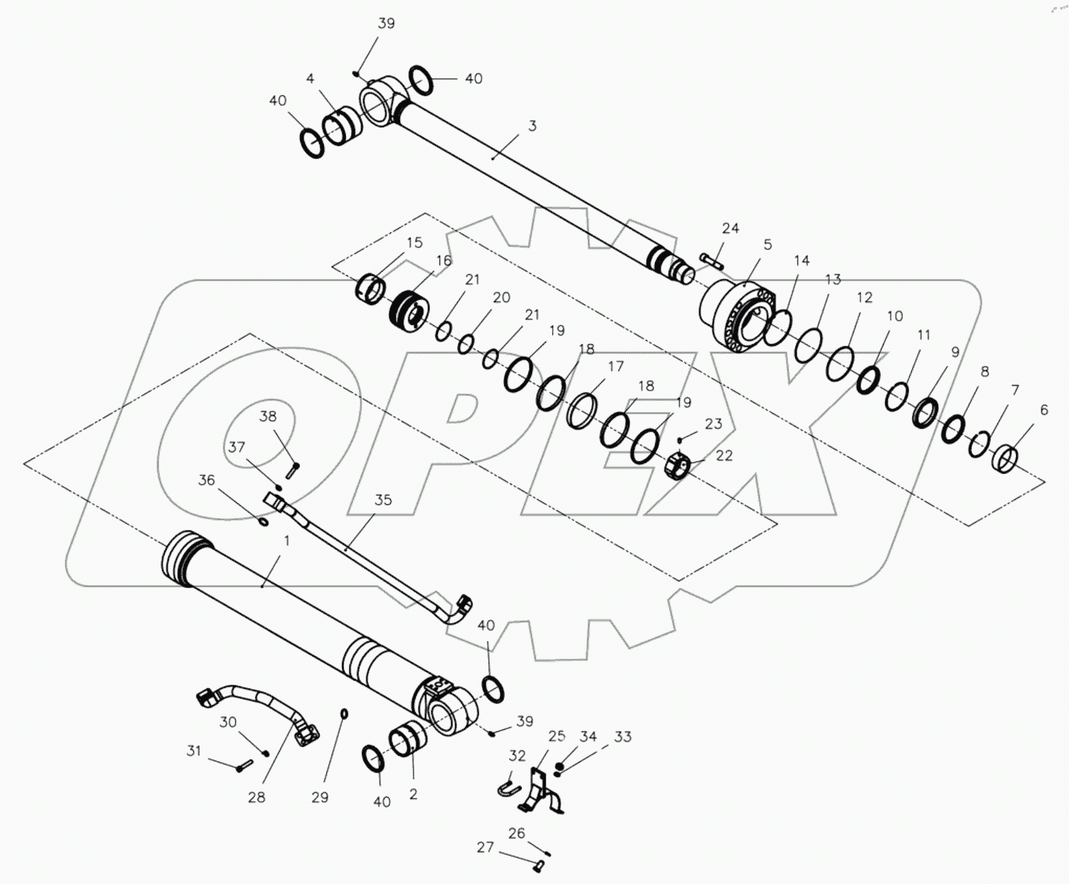  BUCKET CYLINDER 9125501 -