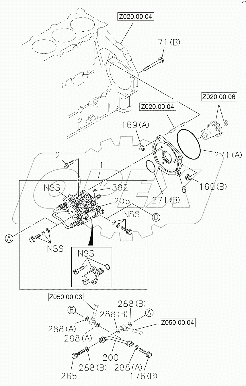  FUEL INJECTION SYSTEM 1 9125501 -