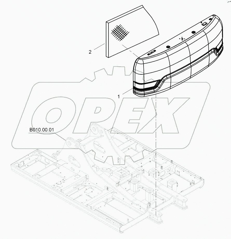  COUNTER WEIGHT MOUNTING 9125515 -