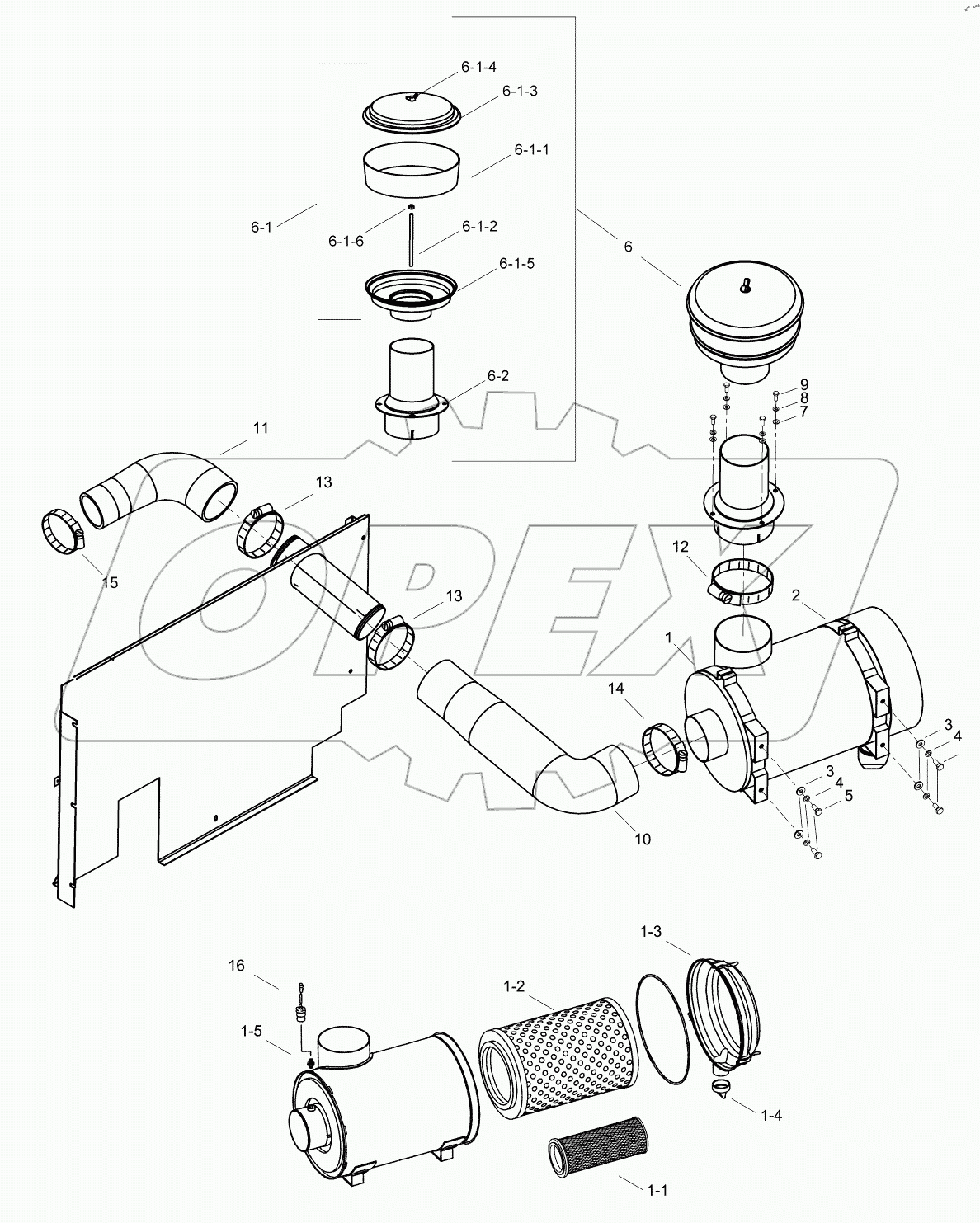  AIR INTAKE SYSTEM 9125501 -