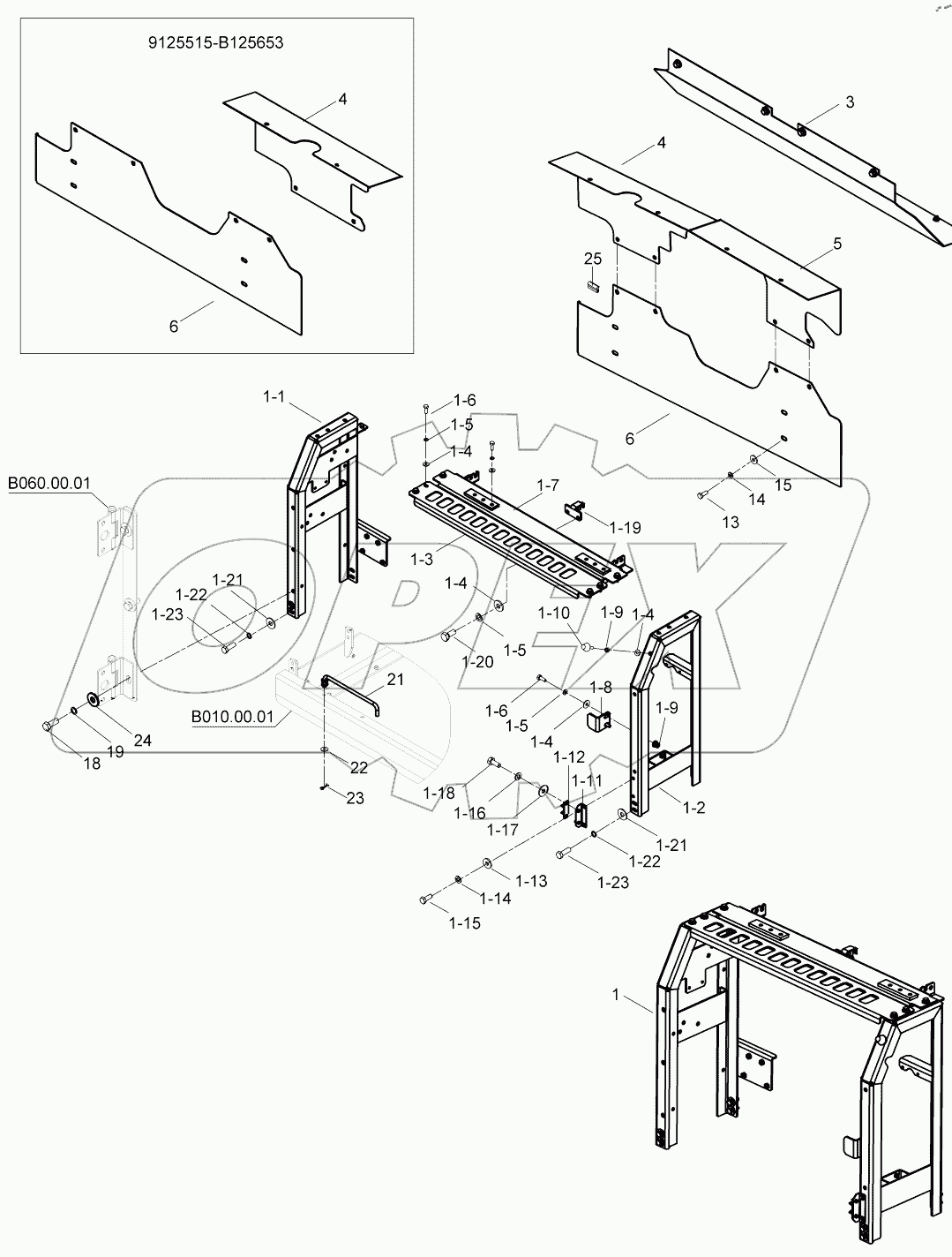  COWLING ASSY, RH 9125515 - B125665
