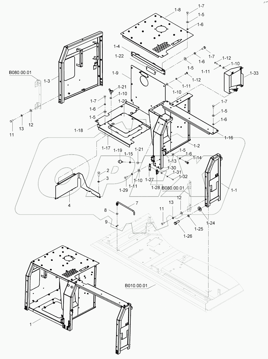  COWLING ASSY, LH B125666 - C125372