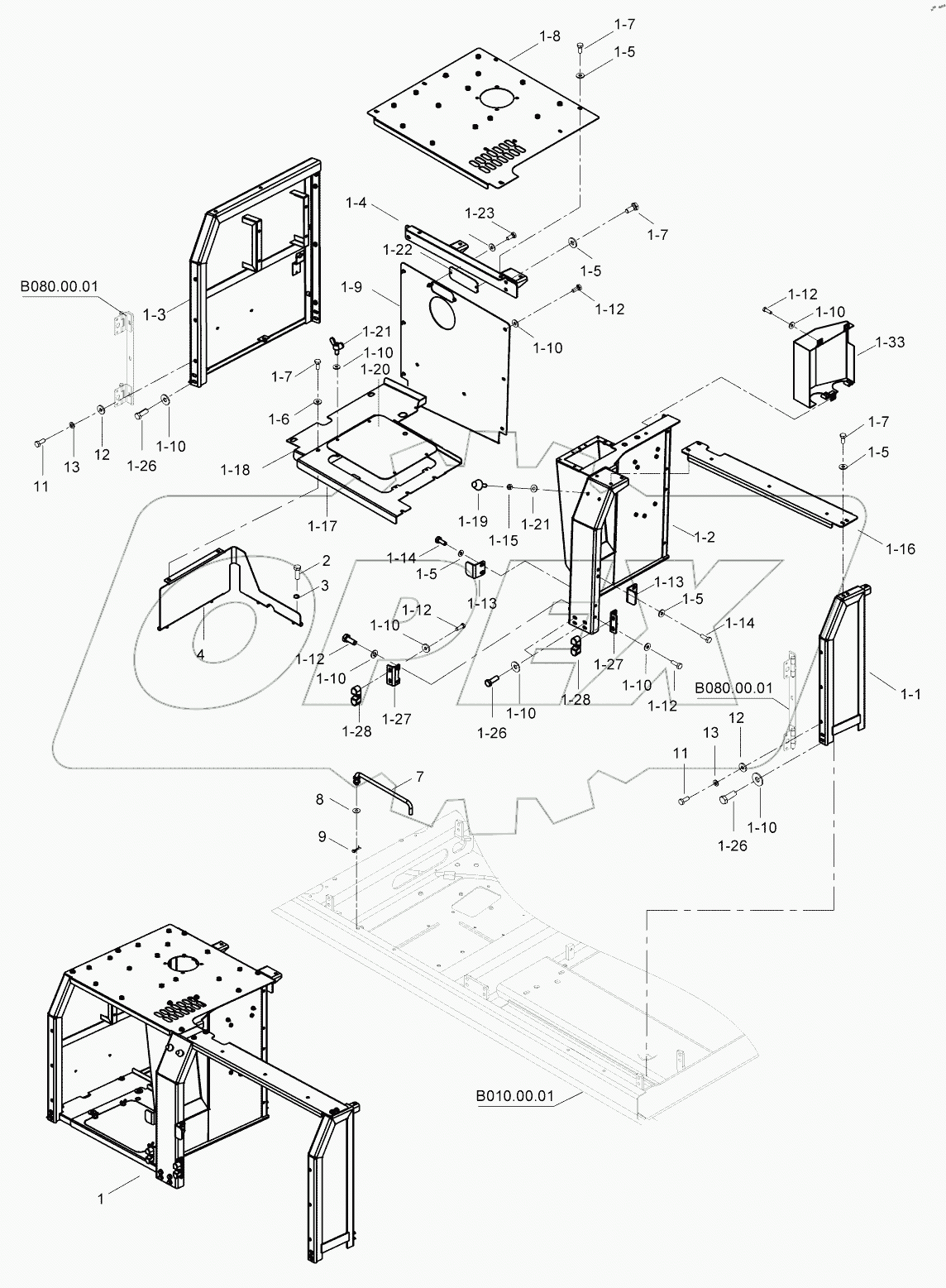  COWLING ASSY, LH F125440 -