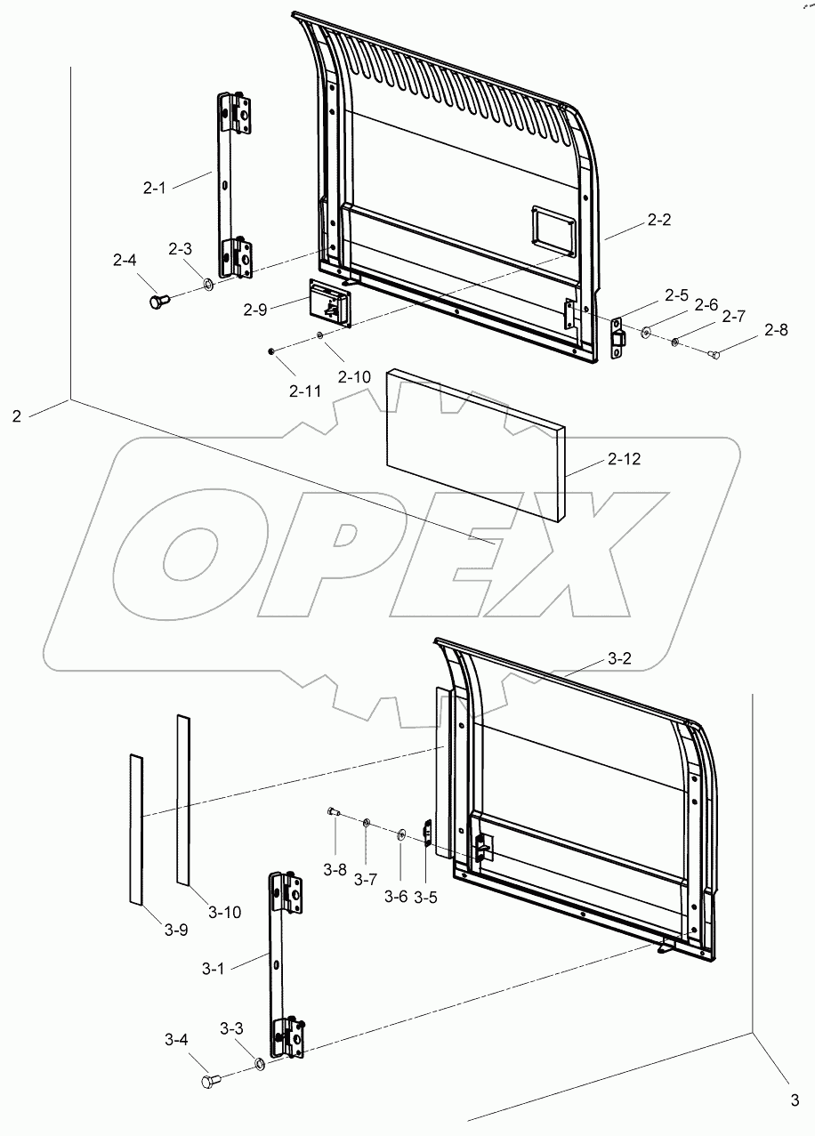  DOOR MOUNTING, LH 9125515 - C125372