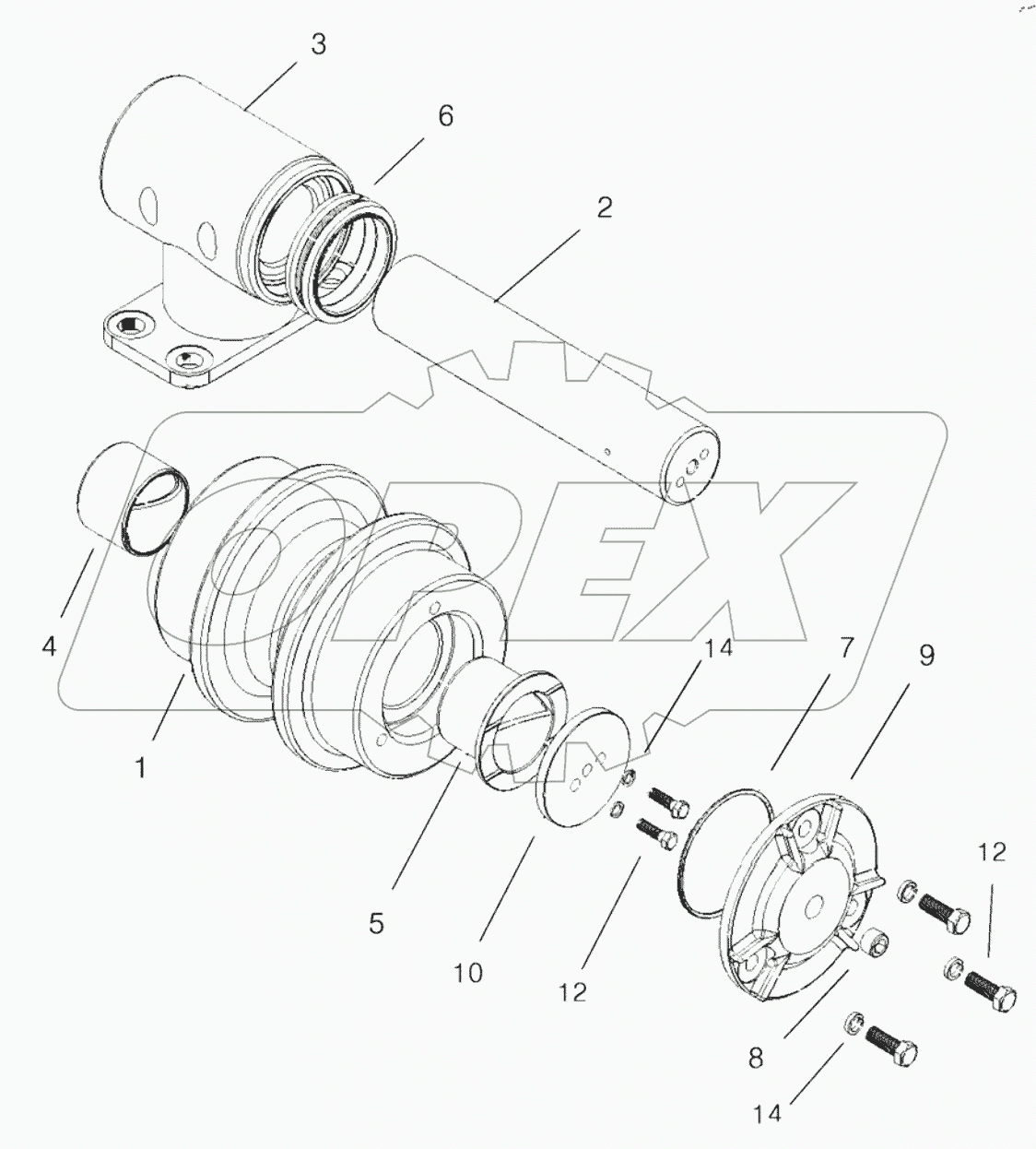  UPPER ROLLER ASSY F125124 -