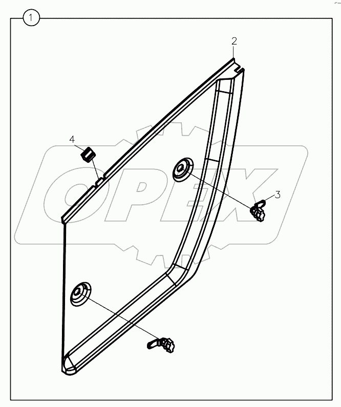  PANEL, ENGINE, LEFT SIDE (C00025 -)
