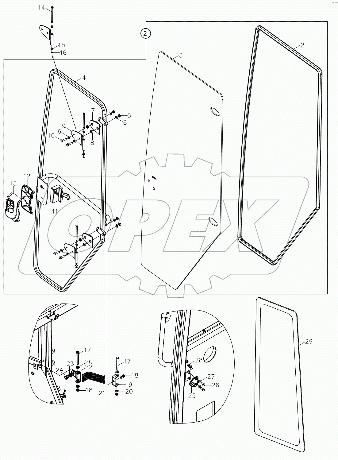  DOOR AND WINDOW SIDE, LEFT