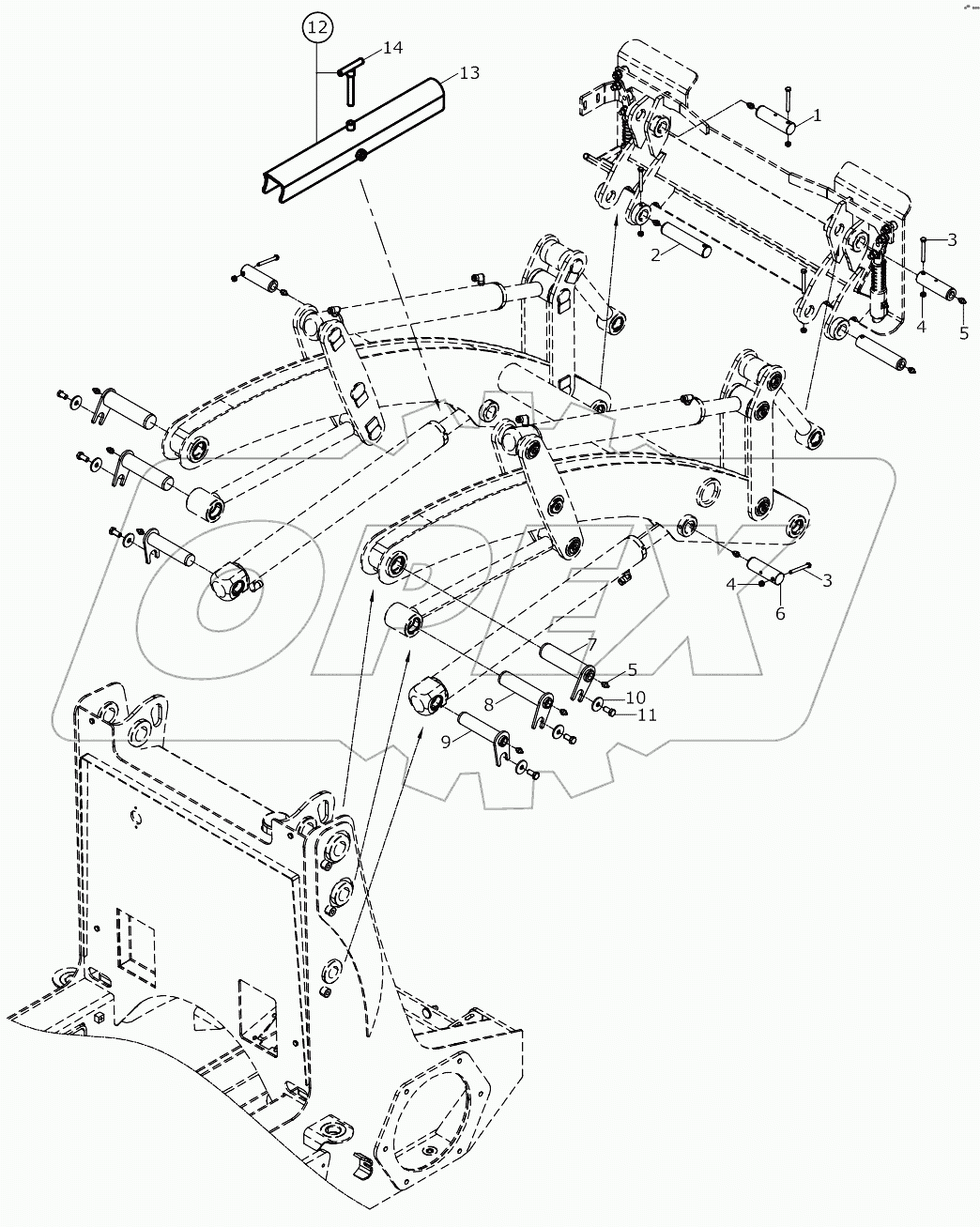  LOADER ATTACHMENT MOUNTING