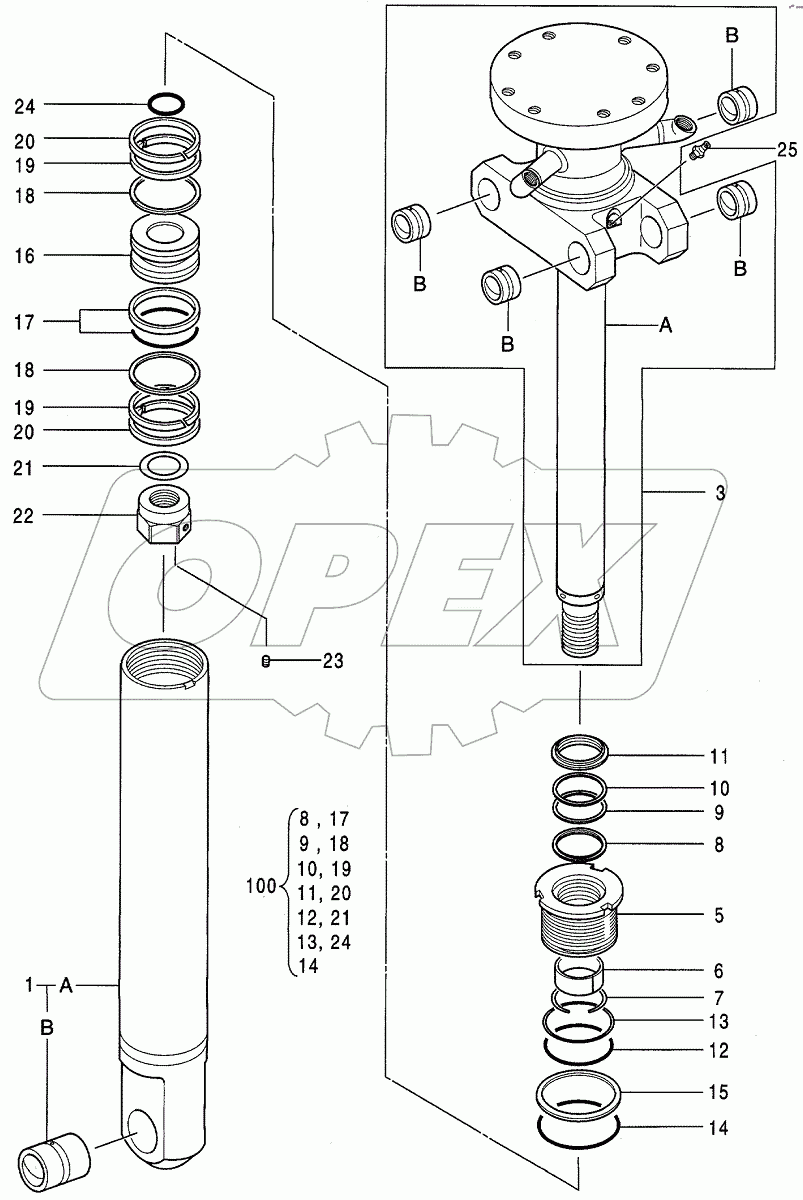  CYL., CLAMSHELL, 0496700A