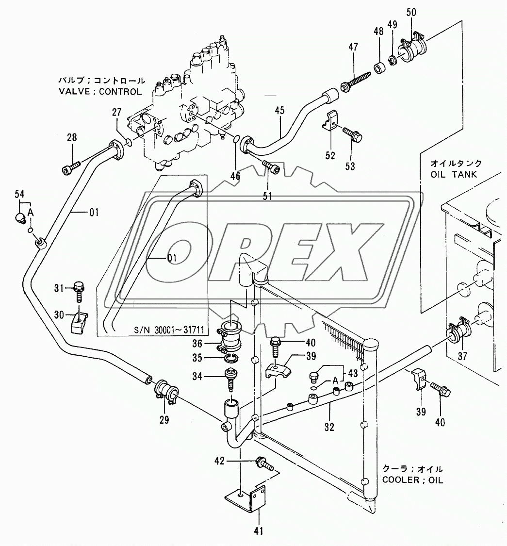 OIL COOLER PIPINGS (2)