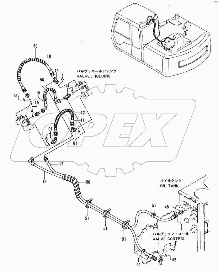 HOSE RUPTURE VALVE PIPINGS (BOOM) D94/01