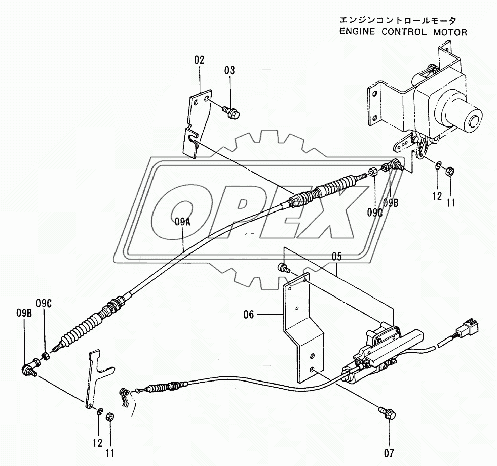 ENGINE CONTROL CABLE