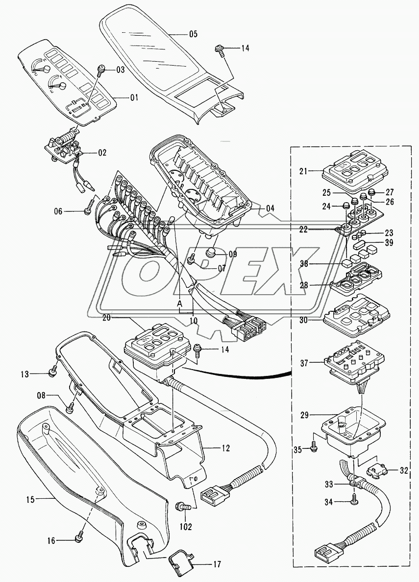 GAUGE PANEL <STD><USA>