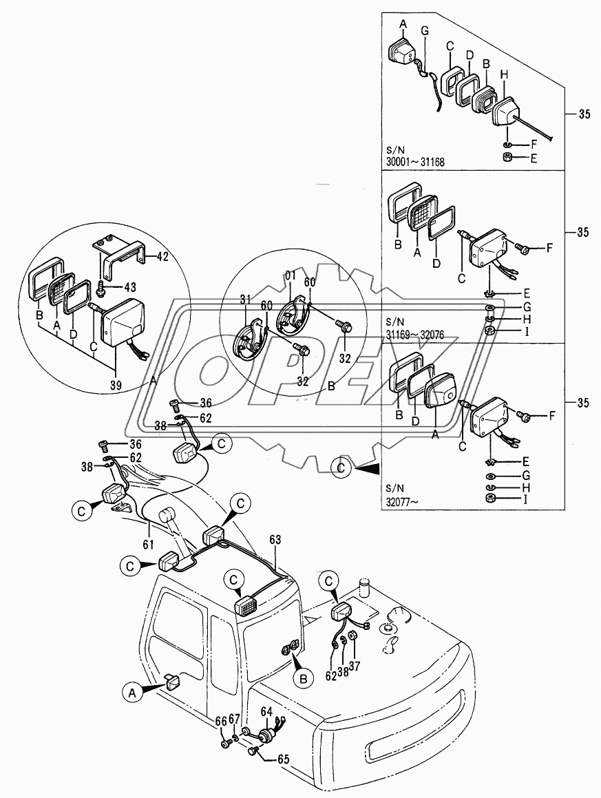 ELECTRIC PARTS (3-2) <N.EUROPE>