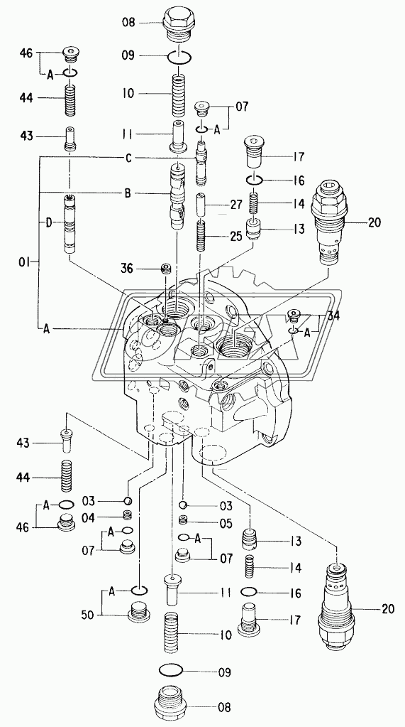 VALVE, BRAKE (1/2) H01178-H02202