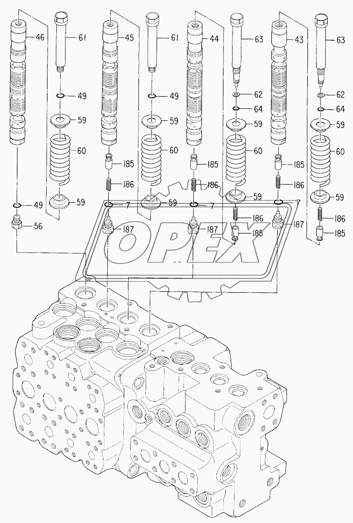 VALVE, CONTROL (4/8) 30001-31114