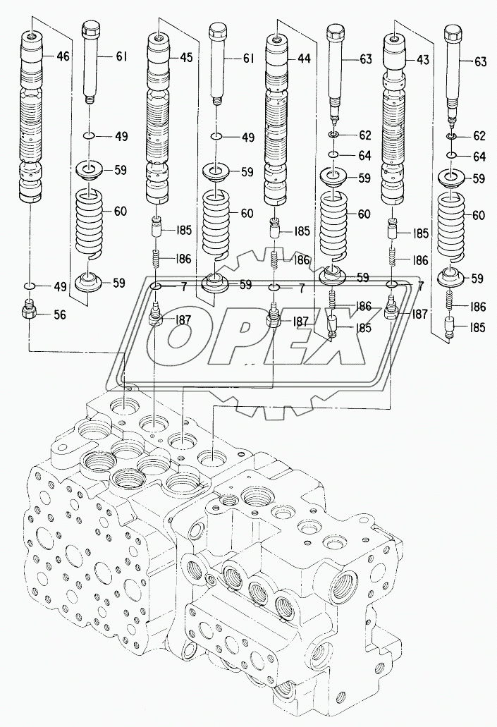 VALVE, CONTROL (4/8) 31115-