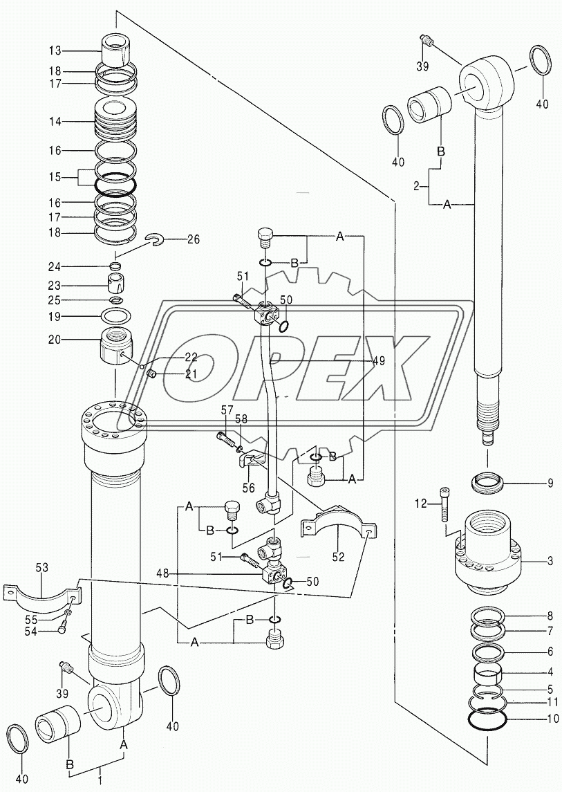 CYL., OFFSET (OFFSET BOOM) 30001-