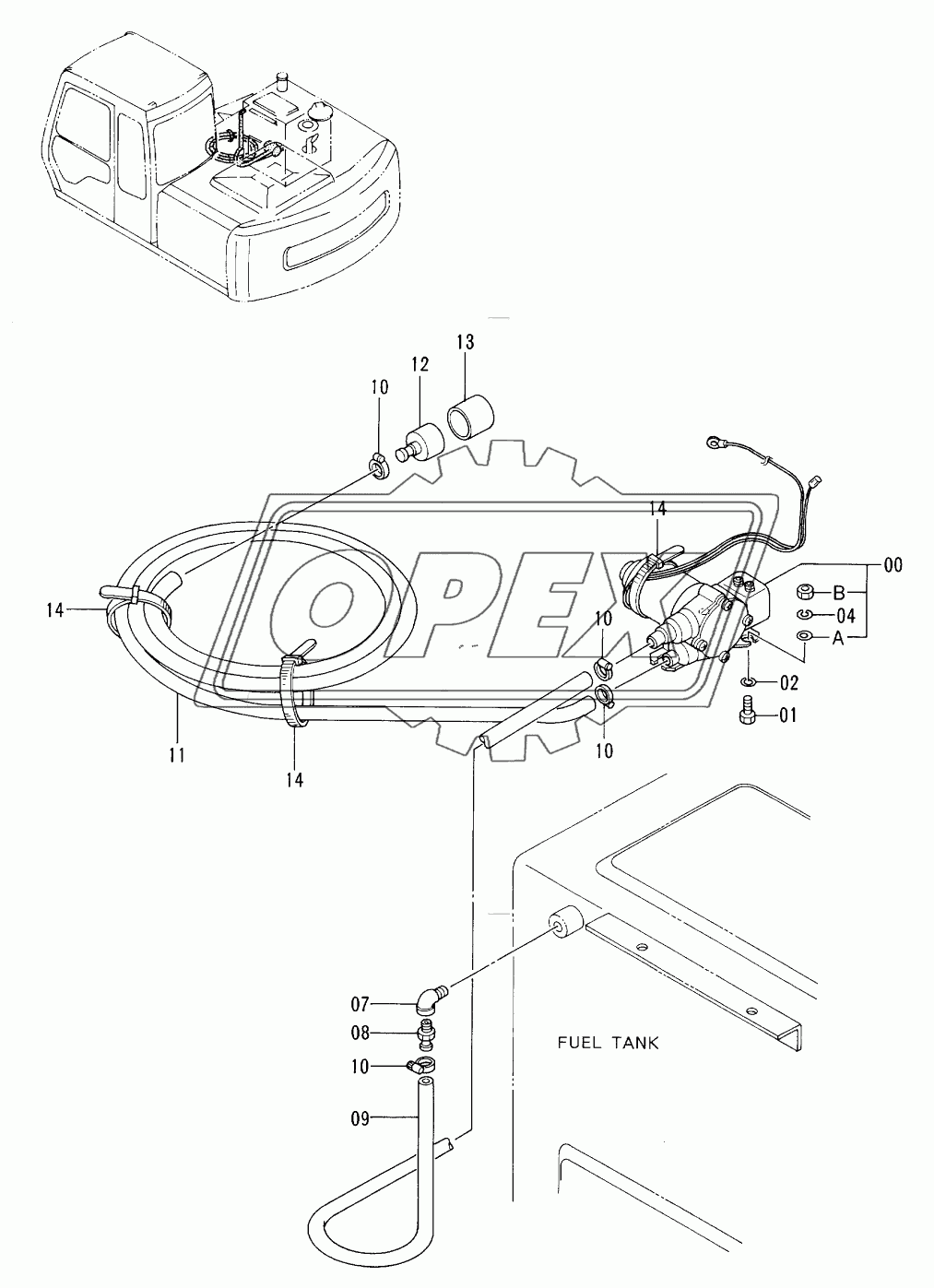 FUEL FEED PUMP <OPTION>